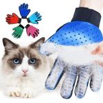 Pet Dog Cat Grooming Glove Deshedding Brush Fur Remover Mitt Left Right Hand New