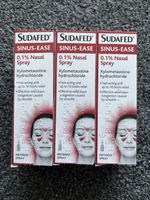 3 x 15ml SUDAFED Sinus Ease Spray - Sinus Relief Fast Acting Spray 0.1%