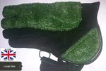 New Falconry Glove Nubuck Leather With Astroturf 12 Inches Long, Large Size.