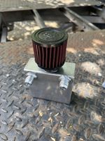 Oil Breather Catch Can Alloy Aluminium K&N Filter 10an Race Car Track Car Drag