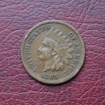 USA 1865 bronze small cent