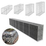 Garden Wire Cage Fence Edge Galvanized Steel Gabion Stone Basket Retaining Wall