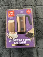 Heat & Eat Hot Chocolate & coffee Maker Non-Stick Electric Milk Frother 