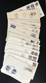 Czechoslovakia FDC First Day Covers - 1980-1987 Lot 35 covers - **RARE**- Ref. 2