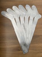 Vintage M. Heliot  TROYES French 6x Socks Drayers Aluminium 