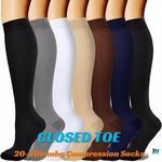 NHS COMPRESSION Varicose Veins Anti-Fatigue Flight Running Socks For Men & Women