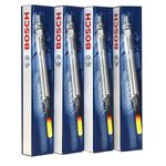 Glow Plugs Set 4x 0250403009 Bosch 03L963319 03L963319B 03L963319D 04L963319E