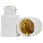 3X Light Bulb Lamp Socket Converter Adapter Bayonet B22 Plug to Screw E27 Socket