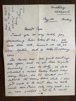 WW1 PART LETTER HOME FROM LIVERPOOL  *Reproduction* see photo’s