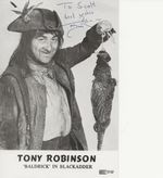 TONY ROBINSON-BALDRICK-BLACKADDER-TIME TEAM-SIGNED 6”x4” PHOTO 