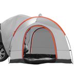 SUV Camping Tent 8'-8' Tent Attachment Sun Shade Car Rear Rainfly with Carry Bag