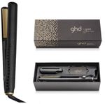 Professional Gold Hair Styler, Dual-Zone Ceramic Straightener for Curls UK