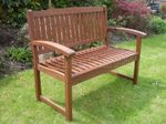 Garden Bench Henley 2 Seat Quality Hardwood Patio Furniture FSC ® Certified Wood