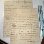2 No Hannah Pim Letters 1805 Walthamstow to James Brackpole re Insolent Servant