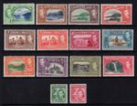 1938-44 KGVI PICTORIAL SET, SG 246/256, FINE MINT, CAT. £130