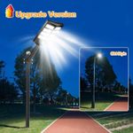 6000W LED Solar Street Light PIR Motion Outdoor Garden Dusk to Dawn Wall Lamp UK