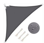 WOLTU Sun Shade Sail 2.5x2.5x3.5 m Right Angle Water Resistant Sail Shade