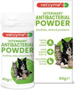 Vetzyme | Veterinary Antibacterial Powder For Dogs, Cats and Small Pets, 40g
