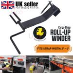 Webbing Ratchet Strap Winder Tool For Cargo Truck Trailer Flatbed Winch Tie Down