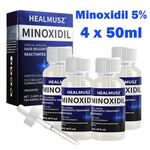 4 Pack Minoxidil 5% Extra Strength Men Hair Regrowth Treatment 4 Month Supply