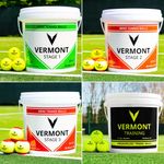 Vermont TRAINING Tennis Balls &  MINI TENNIS Balls - [60qty Buckets]