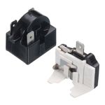 Refrigerators PTC Starter Relay 3 Pin 4.7 Ohm Freezers Overload Protector 1/2HP