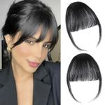 1PCS Clip In Blunt Bangs Hair Extension Synthetic Fake Fringe Natural Hair Bangs
