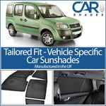 Fiat Doblo 5dr 2001-10 UV CAR SHADES WINDOW SUN BLINDS PRIVACY GLASS TINT BLACK 
