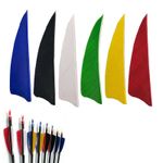 50pcs 4" Shield Cut Fletches Arrow Feathers Turkey Feather Arrow Accessories UK
