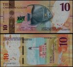 CURACAO & SINT MAARTEN 10 GULDEN (P NEW) 2025 UNC