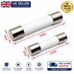 10PCS Ceramic Tube Fuse Fast Blow 250V 5x20mm 6x30mm 0.1A-30A Assorted UK