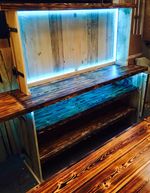 STUNNING Mobile Back Bar Display Portable Bar Gin Folding Pop-Up Flat Pack