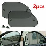 2Pcs Car Sun Shade Cover blind mesh Max UV Protection for Rear front Window kids