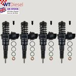 X4 VW Audi Seat Skoda Diesel Injector | 1.9 TDI | Bosch 0414720215 038130073AG