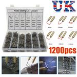 1200pcs Hot Stapler Staples Repair Tools Kit For Plastic Welder Car Bumper Set