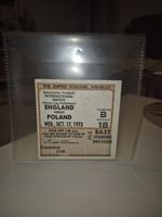 ENGLAND V POLAND 1973 INTERNATIONAL TICKET