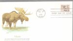 1981 USPS First Day of Issue honoring Moose - Fleetwood