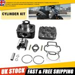 70cc Cylinder Head Piston Kit For Piaggio Zip 50 1996-2015 Storm 50 1994-1996 UK