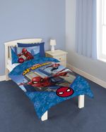Spiderman City Single Bed Duvet Cover Bedding Set Brand New Marvel Superhero