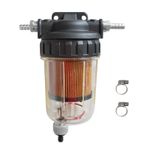Fuel Filter with Water Separator & Sight Glass for Mercury & Yamaha Filter 9.5mm