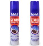2 x De Solv It Universal Stain Remover Pre Wash 100ml Clothing Fabric Furnishing