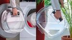 H DRY 350 All in One WiFi TUMBLE DRYER WATER BOTTLE CONTAINER BLACK/WHITE HANDLE