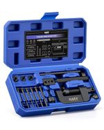 Orion Motor Tech Motorcycle Chain Rivet Tool 20pc Motorbike Chain Tool Kit with