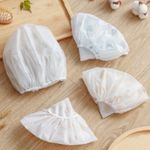 2x Reusable Shower Cap Elastic Waterproof Plastic Shower Cap Bathing Hat Quality