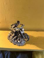 Hell Rider Riding Though The Hell Pit Themed Motorbike Ornament Biker Gift