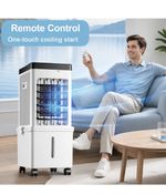 12L Portable Air Cooler Fan Remote Control 3 Speed Oscillating Air Cooling UK