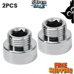 Reducer Adaptor For Shower Hose / Head 3/4" Female To 1/2" Male Practical Useful