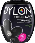 DYLON BLACK All-in-1 Washing Machine Fabric Dye Pod Clothes & Furnishings 350g