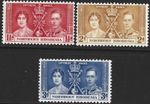 NORTHERN RHODESIA 1937 SG22-24 CORONATION -  MNH