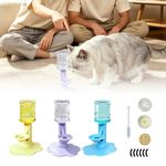 Automatic Cat Water Dispenser Automatic Adjustable Height Pet Drinking Fountain